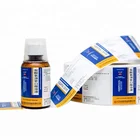 Medical use custom printed 30 ml pill bottle labels maker adhesive paper 10ml vial stickers