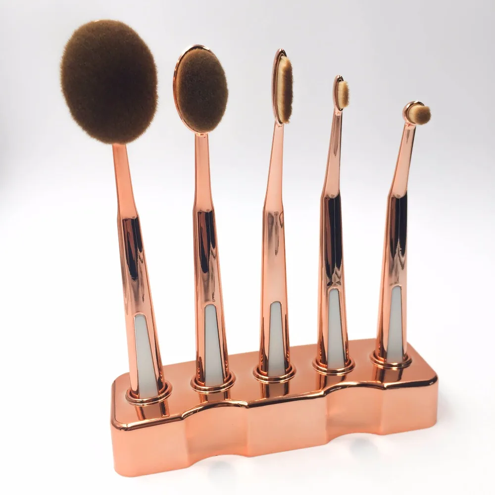 Oval Artis Foundation ToothBrush Makeup Brushes Set Cosmetic Cream