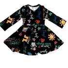 children boutique clothing fall 2018 fashion baby girls party dress design