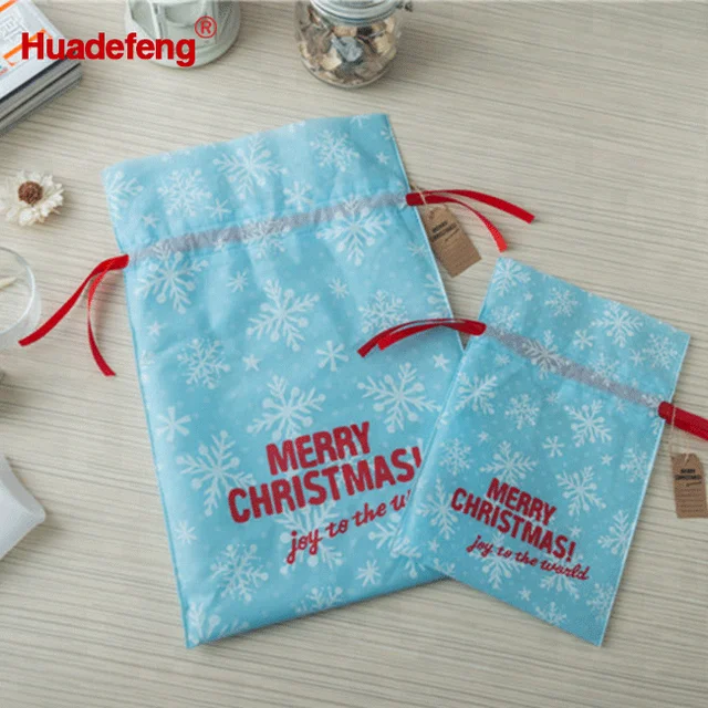 colorful offset printed non woven bag packing christmas gift