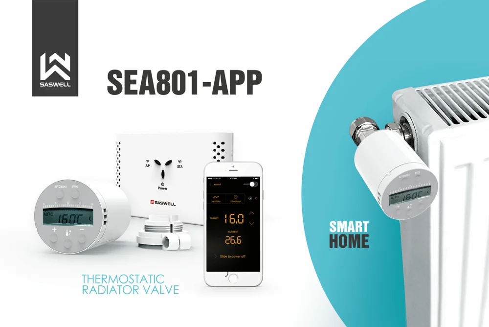 TUYA zigbee radiator thermostat wifi thermostatic radiator valve - ANKUX.COM