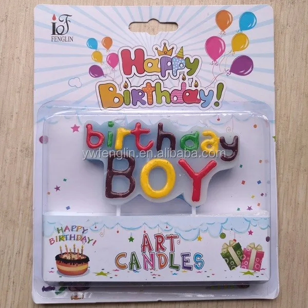 new design happy birthday girl and girl candles for cake