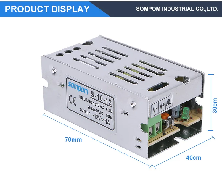 LED driver module 12v 1a power supply 15w LED smps power supply
