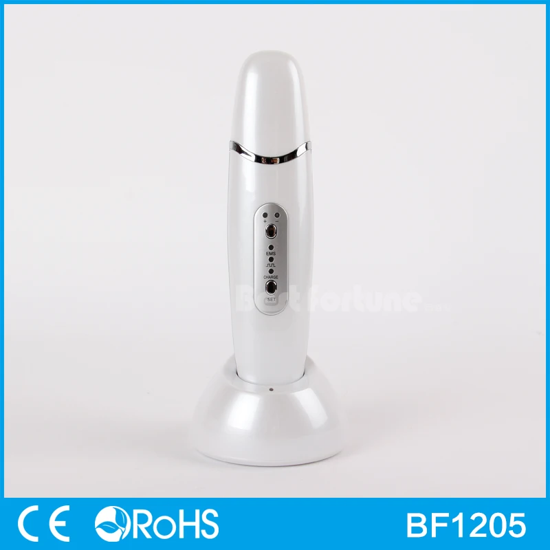 Rechargeable Face Lifting Ultrasonic EMS Skin Scrubber Spatula Exfoliation