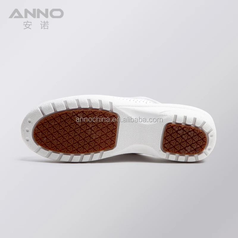 Comfortable leather hospital nurse white clogs medical