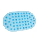 Pvc material bathroom mat custom bathroom floor shower mat