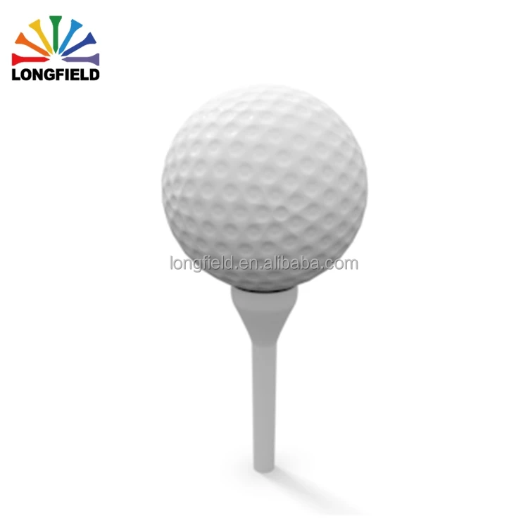 De resina de caucho sintético blanco personalizado gran pelota de Golf