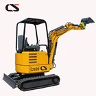CS20-8 2ton rubber track small mini hydraulic excavator