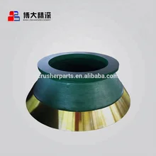 China cone Crusher parts metso hp 200 cone crusher concave for stone