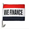 We Finance Car Window Flags Clip On Perfect for Car Auto Sales