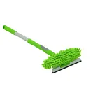 High Quality Window Squeegee And Wiper Telescopic Handle Magic Double Faced Glass Cleaning