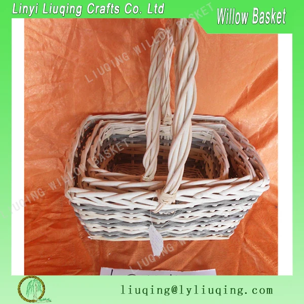 hot sale set 3 cheap baskets wholesale gift basket supplies