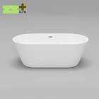 Industry top manufacturer acrylic solid surface bathtub