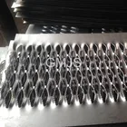 perforated galvanized platform floor anti skid grating