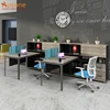 European style 2 person special design office workstation on sale
