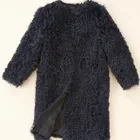 2017 Latest Design Women Fur Jacket Mongolian Lamb Fur Coat High Quality