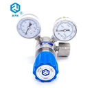 Cv0.15 One Stage 10 psi Stainless Oxygen Regulator with 2 Gauges