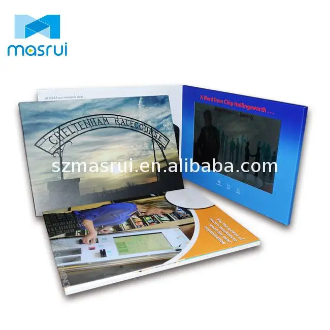 video brochure card for business promotional tool 10inch canada