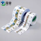 Tear High Quality Waterproof Tear Resistant Double Side Printing Glossy Plastic Sticker