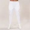 2018 Fashion OEM Clothing Manufacturer High Quality White 100% Cotton Men Jogger Pants