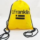 personalized sports polyester drawstring bag/draw string bag