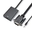 Factory Wholesale VGA to HDMI Cable Converter with 3.5mm Audio Cable & USB Cable