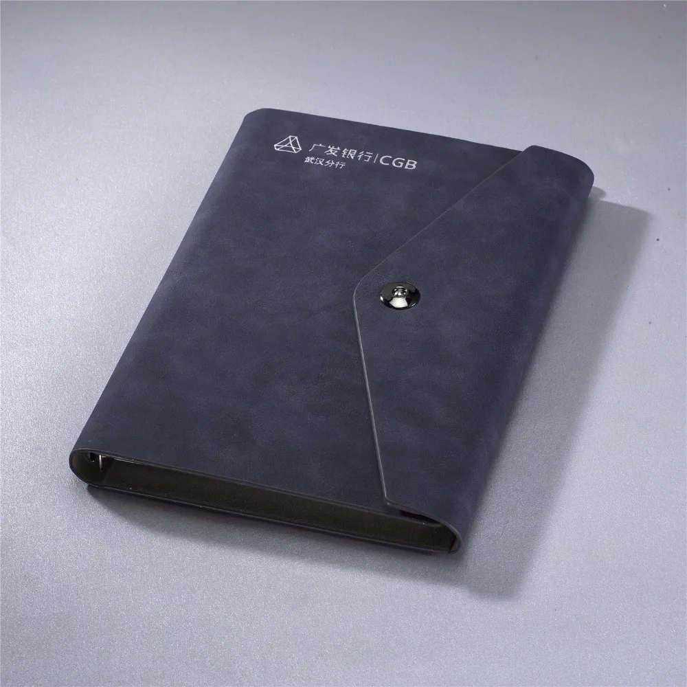 leather notebook for company gift with logo  2.