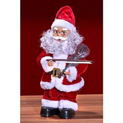 battery operated christmas gift play musical dancing santa claus