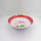 Wholesale Plastic Red Containers Salad Swan Melamine Bowl