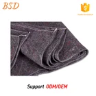 Needle punched nonwoven polyester recycled underlay moving rough felt