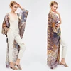 2017 Summer New Bohemian Floral Print Kimono For Ladies
