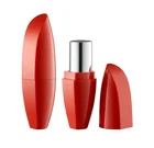 wholesale cosmetics tube red empty lip gloss tube