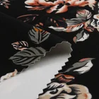 2019 New design knitted dresses floral scuba lycra printing fashion fabric