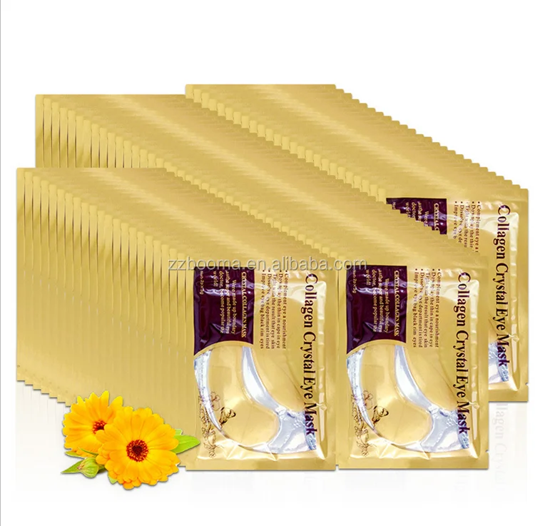 Hot Sale 24K Gold Crystal Collagen Eye Mask Gel Eye Mask