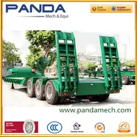 Heavy Machine 3 Axles Low Flatbed