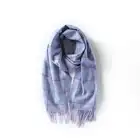 Winter warm wool plaid scarf woollen stoles and shawls for women