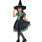 Children Cosplay Dress Halloween Kids Fancy Halloween Witch Costumes For Girls