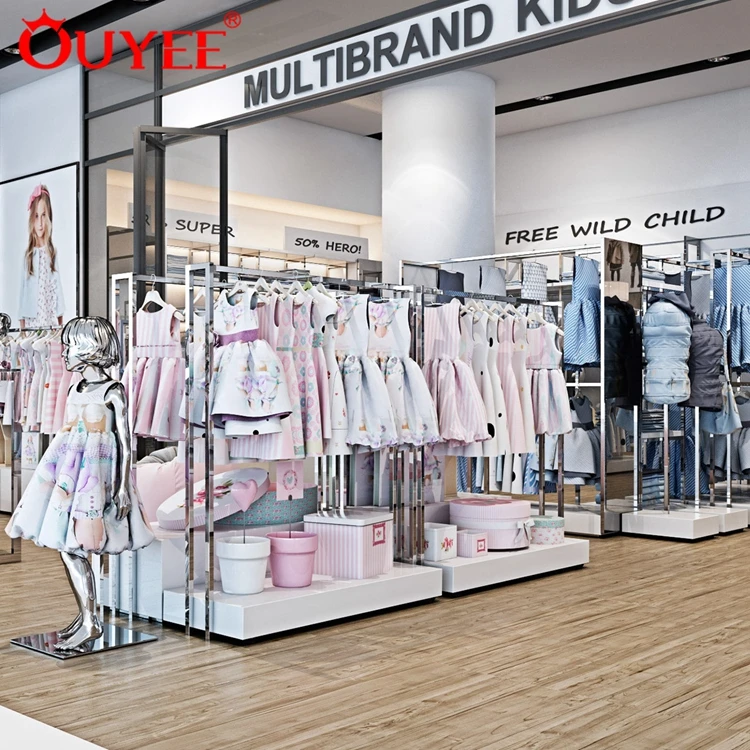 Garment Shop Clothes Display Rack For Kids