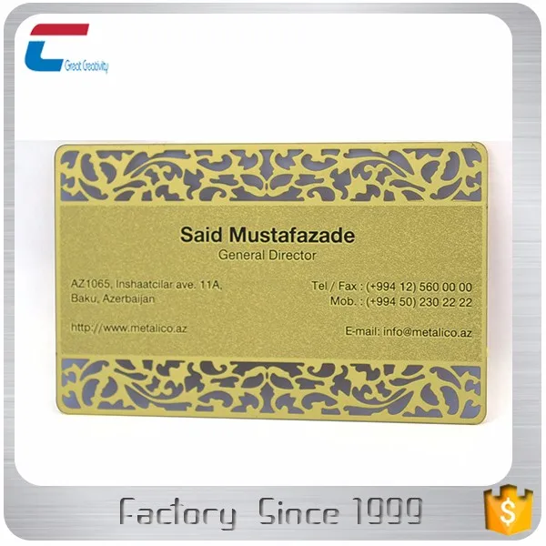 cut metal business cards can be used for business card, name