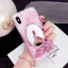 Girl Quicksand Phone Case Cover with Diamond Mirror for Samsung Galaxy S7 edge , for iPhone Xr Case Bling