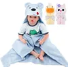 Factory Baby Bath Towel Blanket Plush Toy Educational Hooded Washcloth Toallas Newborn Animal Baby Bathrobe