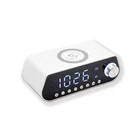 New Design Digital Mini Portable Wireless Speaker Alarm Clock Speaker Fm Radio Mp3 Speaker