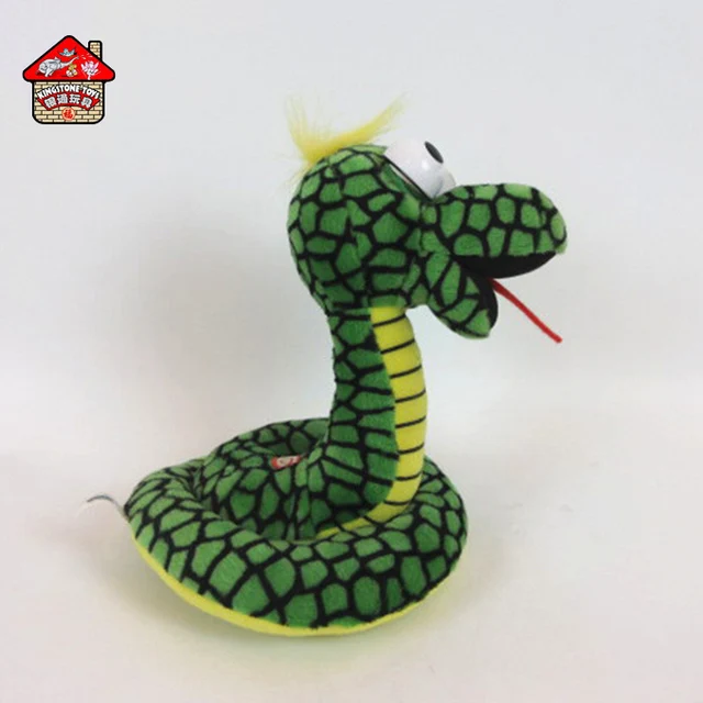 china high quality electronic plush stuffed snakes toy