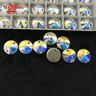 16mm Rivoli Sew-on Stones Crystal ab for embellished dress