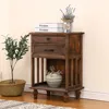 Modern Wooden Home furniture Antique Style Living Room Storage Cabinet