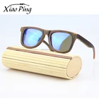 vintage italy design ce custom logo mirror polarized bambu sunglasses