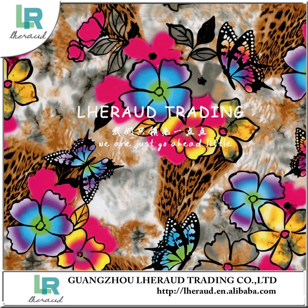 Flowers Pattern Textiles Leather Products Bags