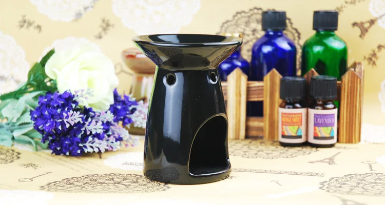 Ceramic Mini Oven Oil Warmer, Porcelain Tealight Candle Diffuser