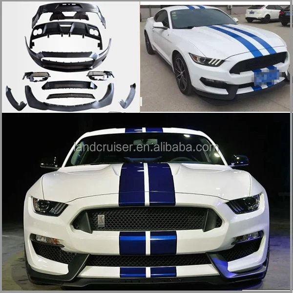 For-d Mustang Gt350 Shelby Body Kit 2016 Pp Material Car ...