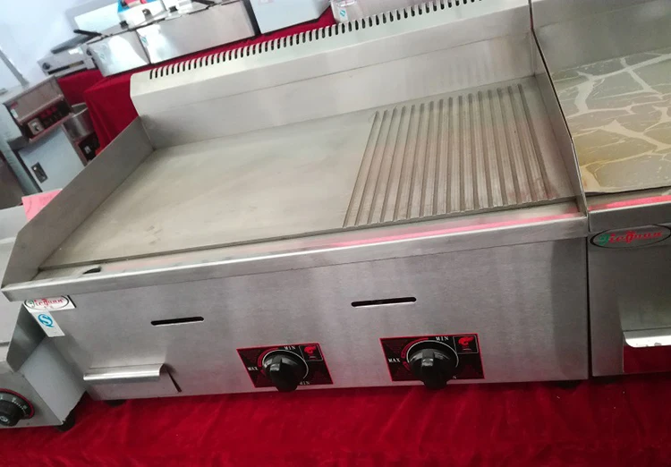 Stainless Steel Gas Griddle Machine Grill Machine Grill Food Machine GH-722